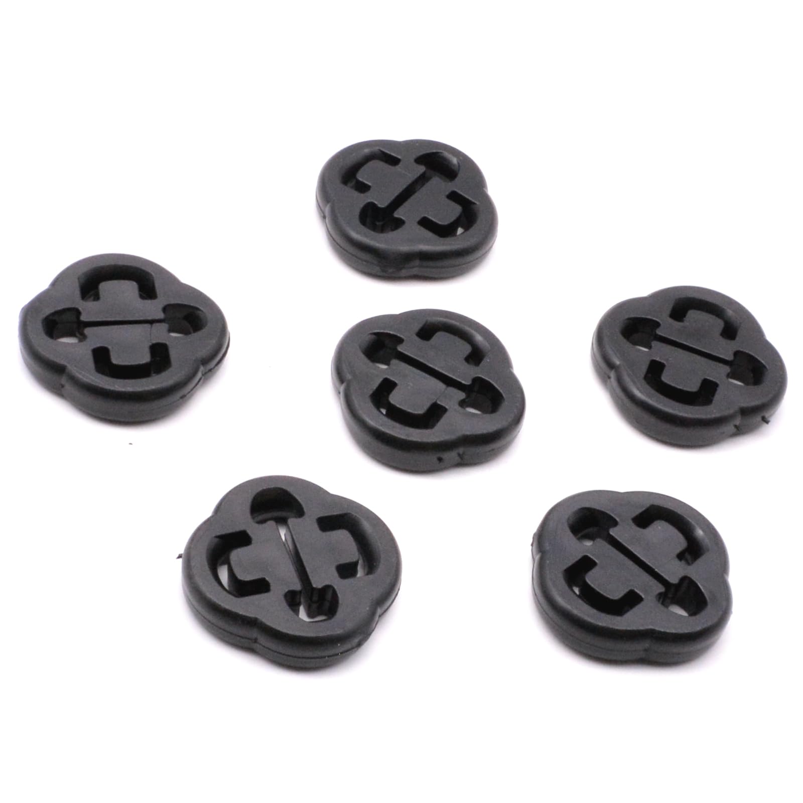 6X Colgador de goma del sistema de escape Para Audi 80 90 100 Cabriolet Coupe Para Seat Terra Para VW Caddy Derby Golf Jetta Passat Polo Santana Scirocco Para Skoda Favorit Felicia 823253147A