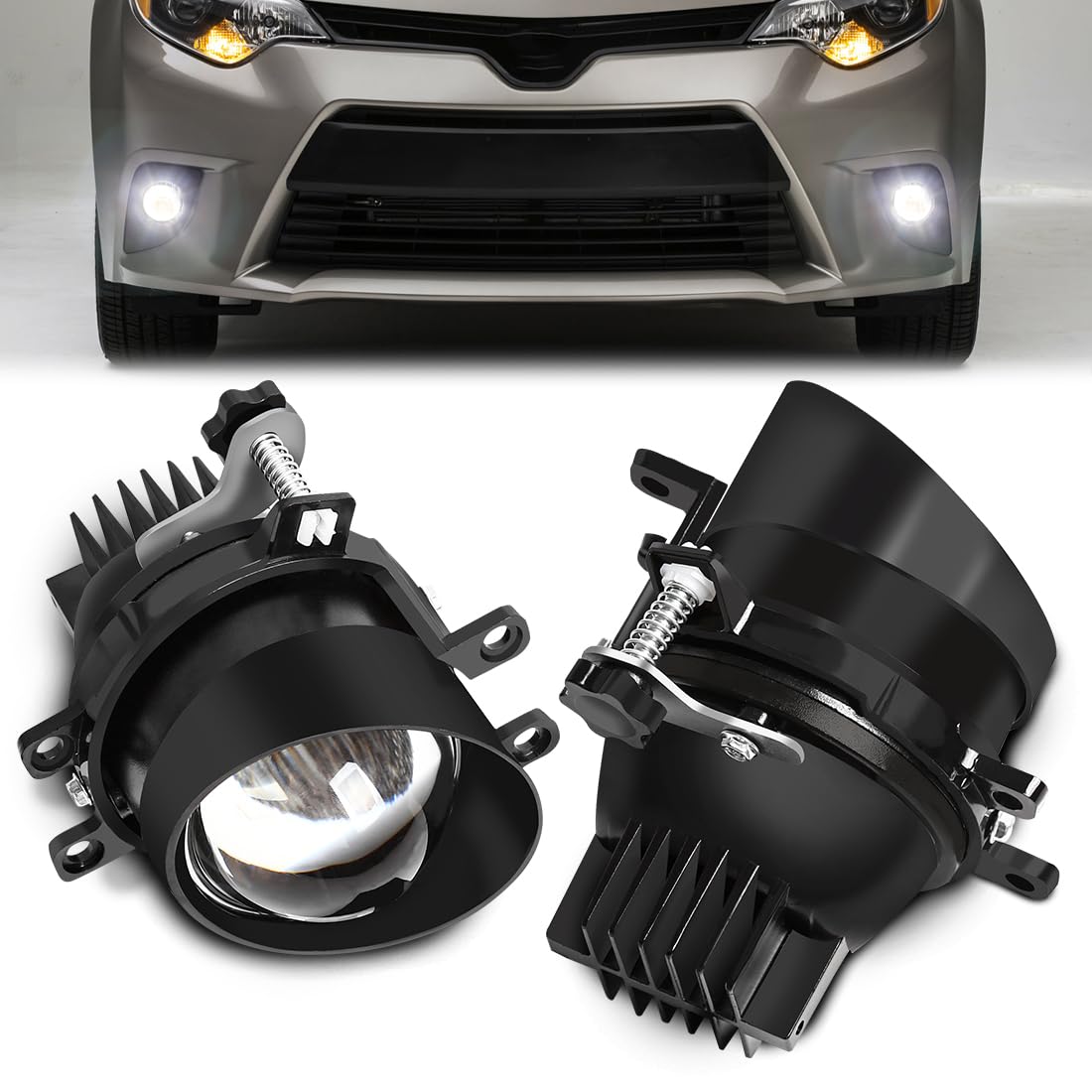 Amazon.com: AFOGGEST 3 Inch LED Projector Fog Lights For Toyota