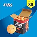 Stag Iconic Seam Orange Table Tennis (T.T) Balls| Advanced High Performance 40+mm Ping Pong Balls for Training, Tournaments - Offers Great Spin| Durable for Indoor/Outdoor Game - Pack of 30 (Orange) gallery image