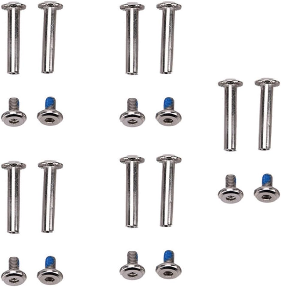 Zoofen 10 pcs Inline Skate Replacement Bearings Skating Screws OD 6mm Roller Blades Replacement Skate Wheel Axles