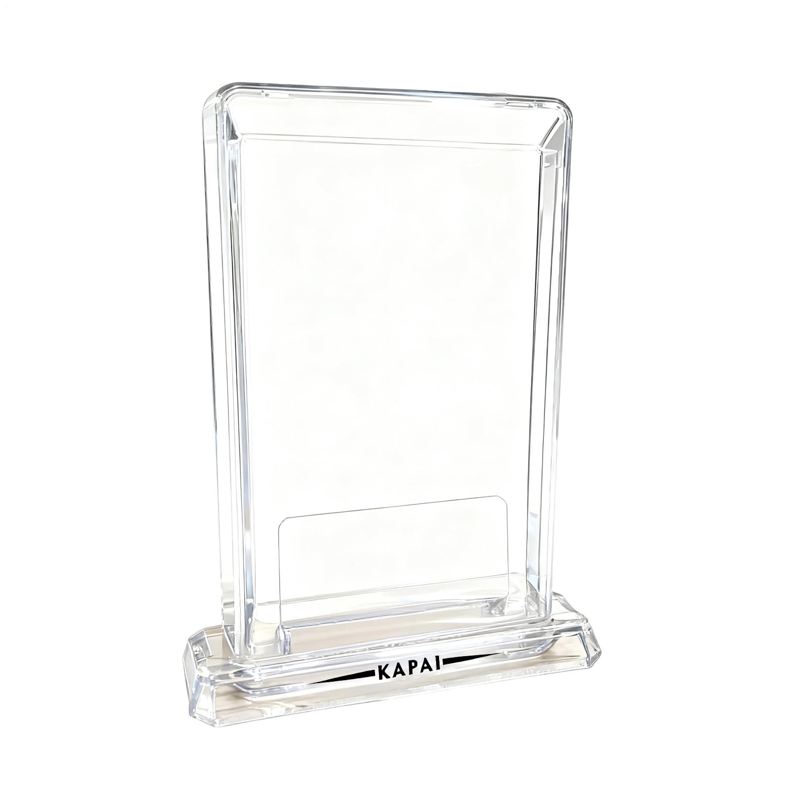 Slab Case for Graded Cards | Soccer Player Card Sleeves - Clear Deck Organizer Sleeve Storage for Presentation Collection Display Children