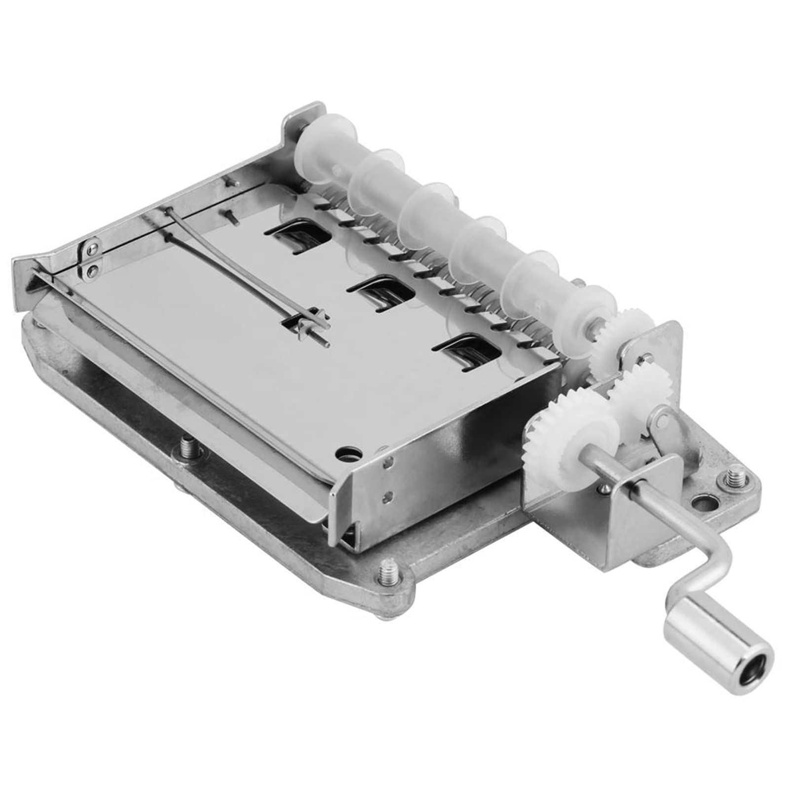 FnLy Meccanismo musicale con movimento a 18 note, per carillon fai da te, carillon notturno silenzioso, movimento musicale a manovella dorata FnLy Meccanismo musicale con movimento a 18 note, per carillon fai da te, carillon notturno silenzioso, movimento musicale a manovella dorata
