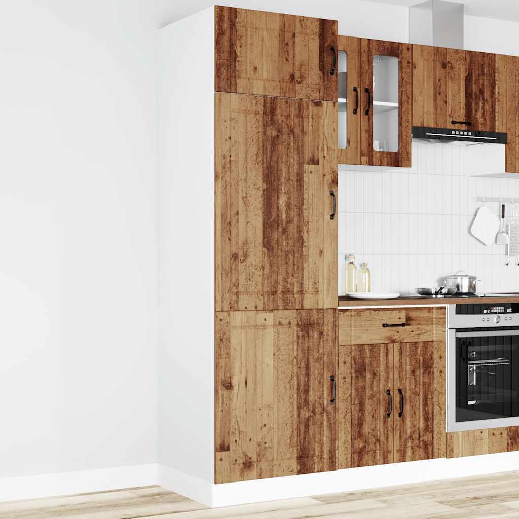 SYDE Armoire de cuisine en bois d'ingénierie Pieds réglables