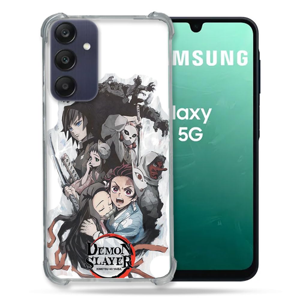 Cokitec Reinforced Case for Samsung Galaxy A16 5G Manga Demon Slayer White