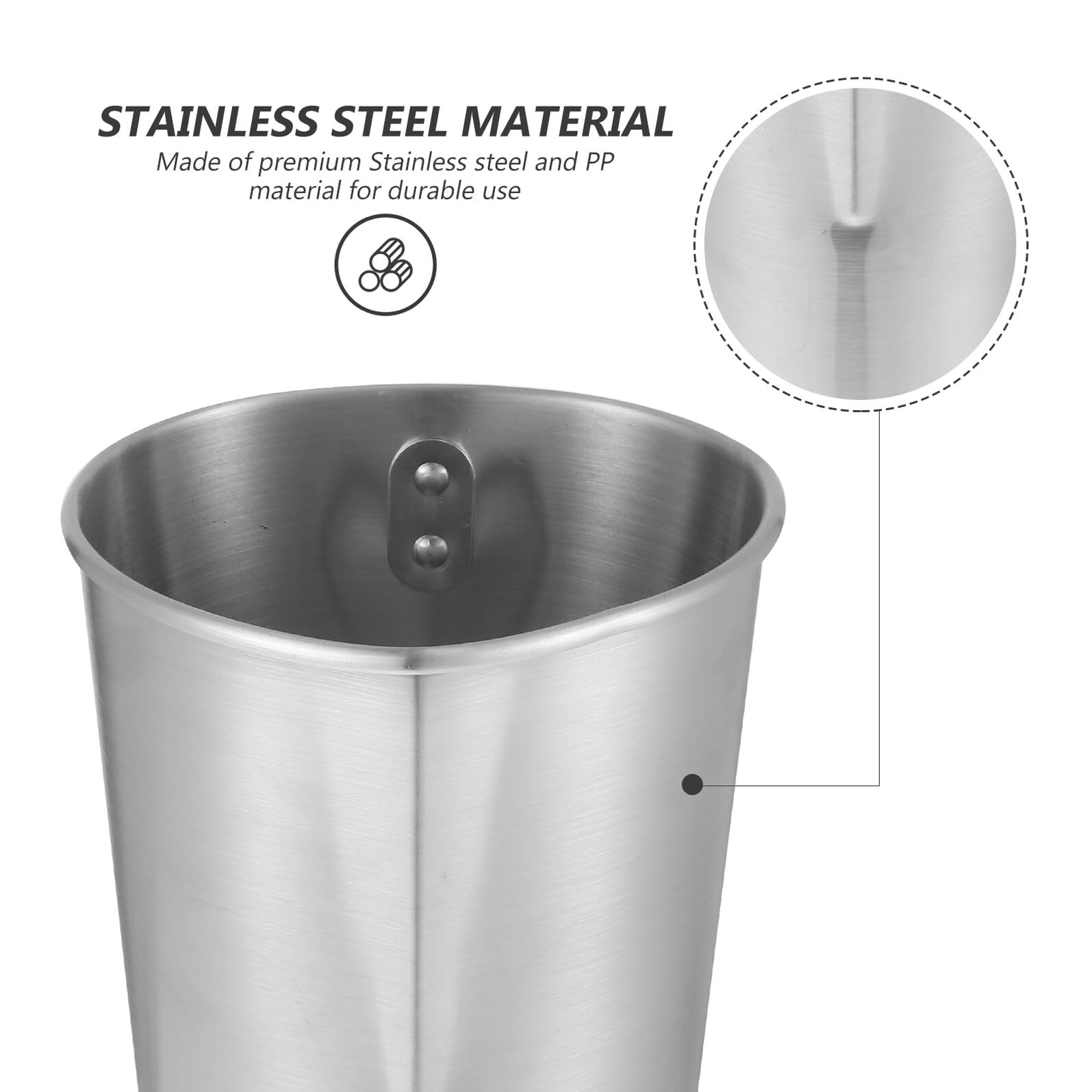 Ipetboom Olla para Derretir Cera de Soja de 3 Litros Acero Inoxidable Resistente al Calor Base Plana para Hacer Velas Aromáticas Caseras y Kits de Fabricación de Velas DIY