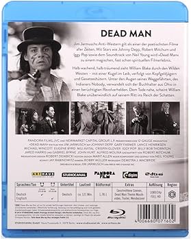 Man CD、DVD、BluRay Dead Man (1995) [ NON-USA FORMAT, Blu-Ray, Reg.B Import - Germany