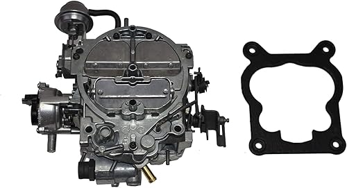 Miniatura 9 de A-Team Performance Carburador Rochester Quadrajet 1904 de 4 MV, vacío de estrangulador eléctrico pulido secundario 750 CFM, mejora la respuesta del