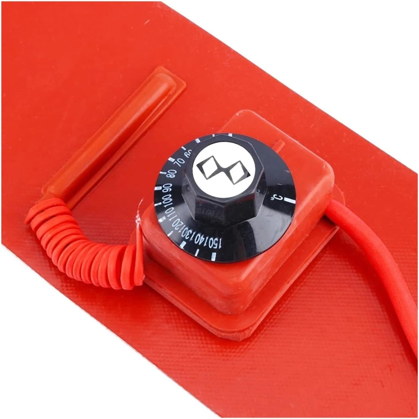 Customizable Silicone Band Drum Heating Blanket - /220V Oil & Gas Tank Heater with Knob Controller for Fit for20-200L Tanks(200x1250mm 500w,240v)