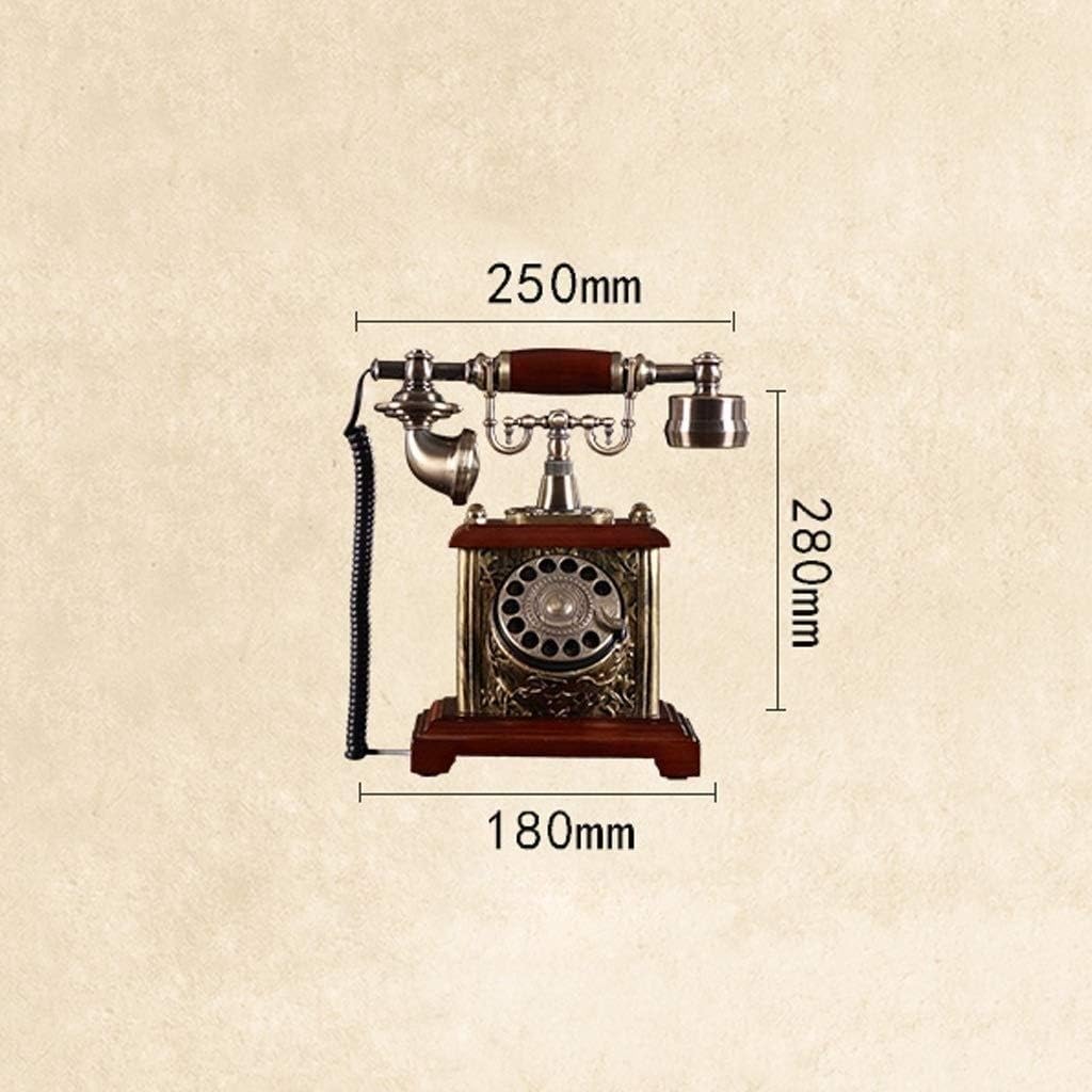 Retro Rotary Dial Phone Antique Wired Continental Telephone Phone Decoration