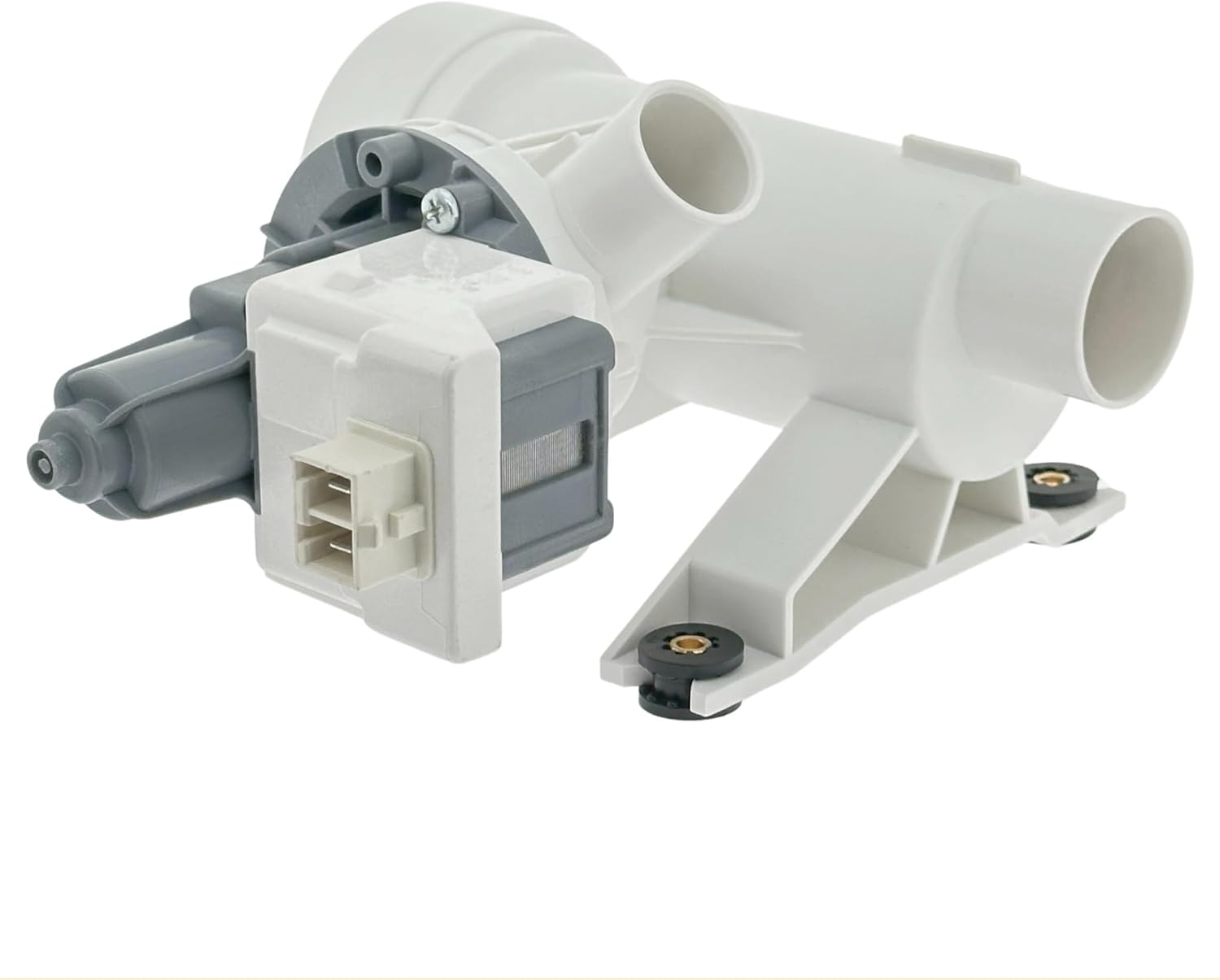 WH11X34740 WH23X25518 Washer Drain Pump Assembly OEM Replacement Parts for GE Washing Machine, Replaces 11001011000121 WH23X10038 WH23X25461 PD00079543 4977212 AP7195487