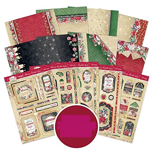 Collection de décorations de Noël de luxe en forme de roses Forever Florals Hunkydory Crafts