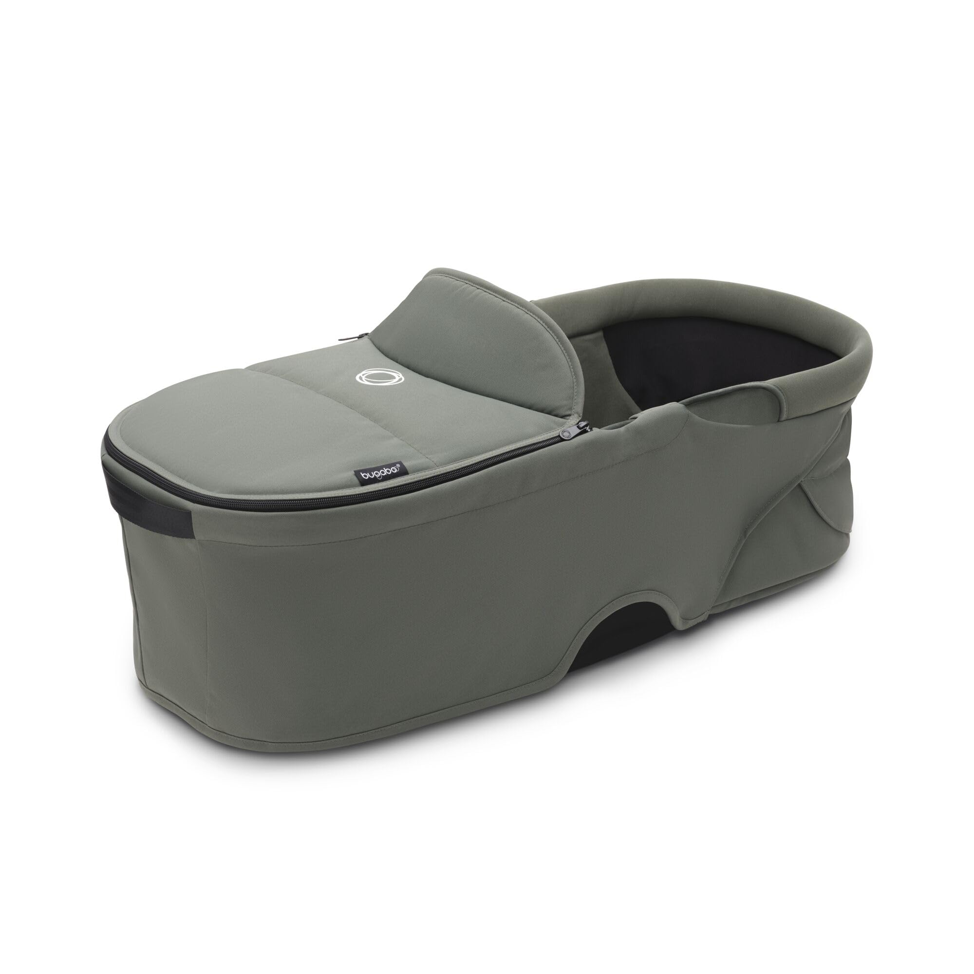 Bugaboo Capazo Dragonfly, Capazo con Colchón Ventilado y Protector, Plegado fácil con una Mano con capazo o Silla, Compatible con el Carrito Urbano Dragonfly, Forest Green