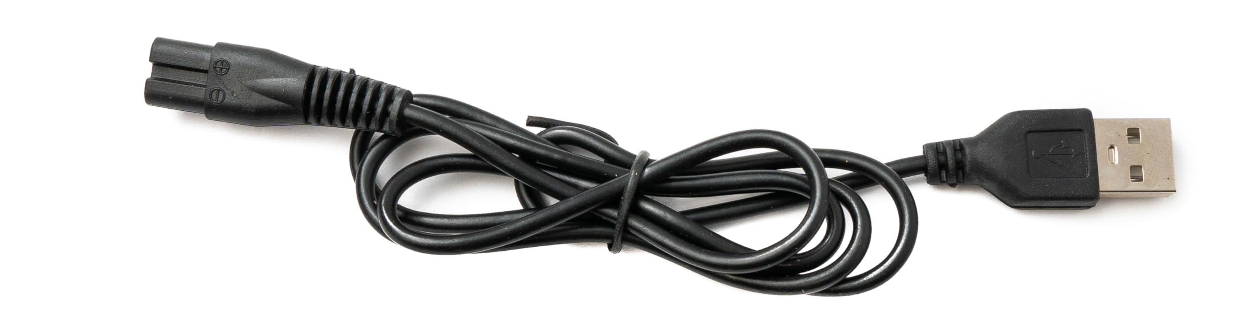 System-S Kabel USB 2.0 80 cm kabel do ładowania do golarki Philips 5 V do 4,3 V adapter w kolorze czarnym