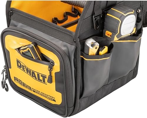 Miniatura 6 de DEWALT Bolsa de herramientas, bolsa de electricista, almacenamiento y organización de herramientas, duradera y resistente al agua, 11 pulgadas