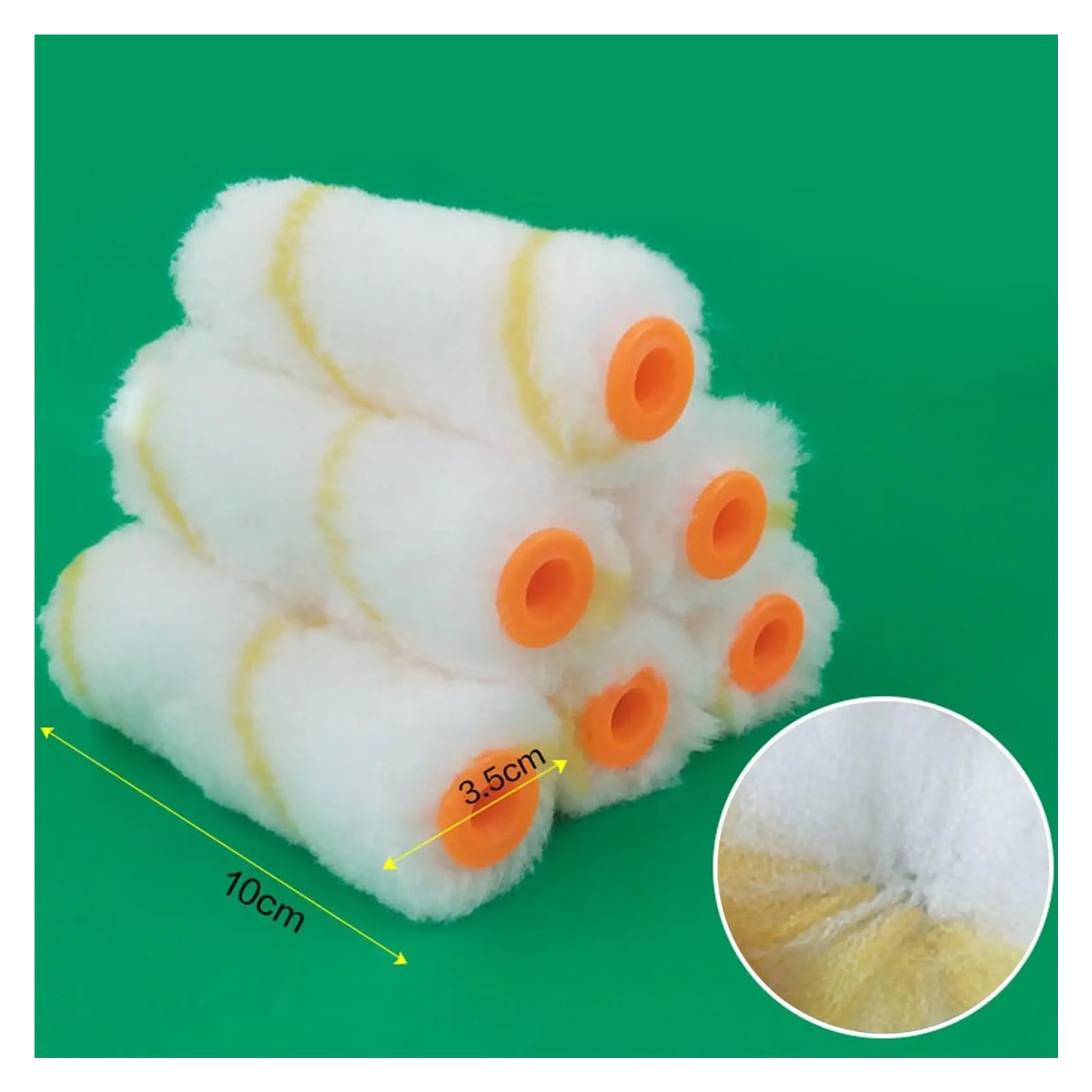 Rulli per verniciatura Mini rullo di vernice in cotone filato domestico da 30 x 4 pollici | Strumento for la riparazione delle pareti della spazzola for la riparazione dei pisolini della manica di copertura