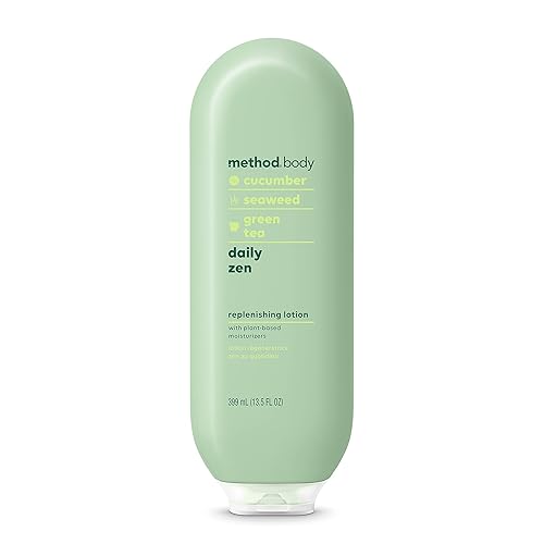 Method Daily Lotion, Daily Zen, hidratante a base de plantas para 24 horas de hidratación, 13.5 onzas líquidas (paquete de 1)