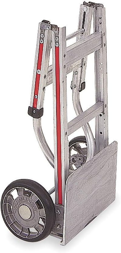 Magliner - FTA19E11L - Folding Hand Truck, Continuous Frame Flow-Back, 500 lb., Overall Width 18-1/2, Overall Height 49