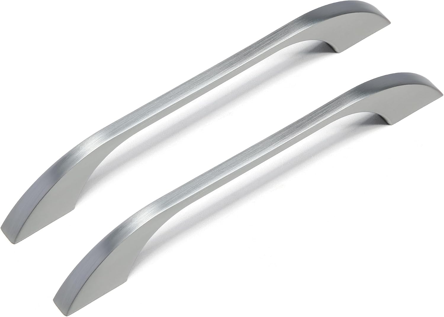 6.5" Satin Nickel Kitchen Cabinet Dresser Drawer Handle Pull Hardware knob, 128mm (5") Hole Centers, 63SN128, 25 Pack