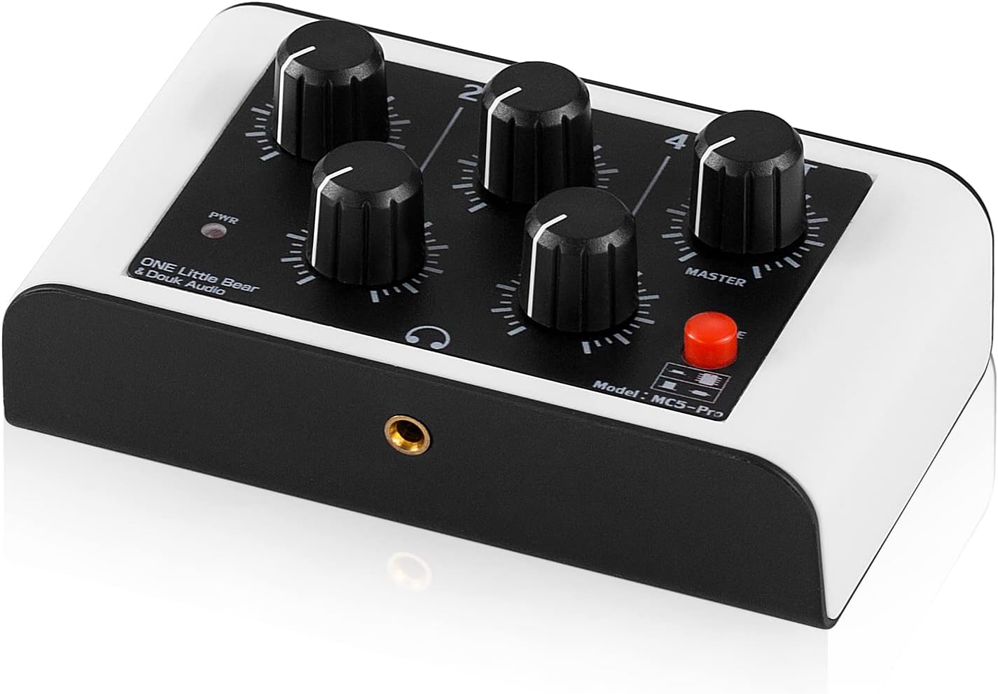 Mini Stereo 4 Channel Mixer Headphone Monitoring Club Studio Recording (XX-MC5 PRO)