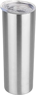 HASLE OUTFITTERS 20 oz Skinny Tumbler, Stainless Steel Insulated Slim Tumbler with Lid, Reusable Double Wall Travel Coffee...
