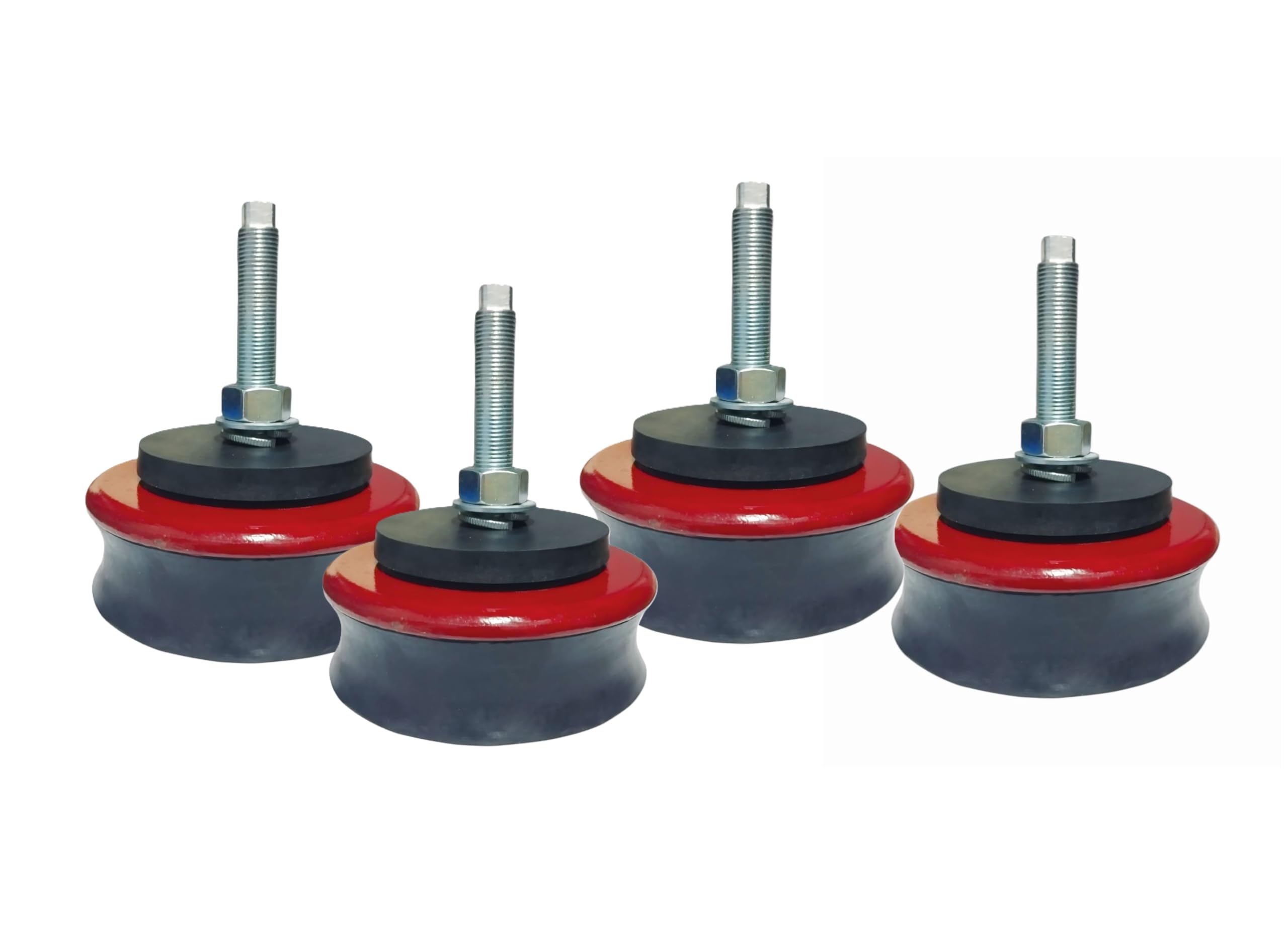 Aicon Anti Vibration Mountings Pads With M12 x 1.5 Bolt & Nut - 85mm Dia/Pack of 4 Pcs-image-13