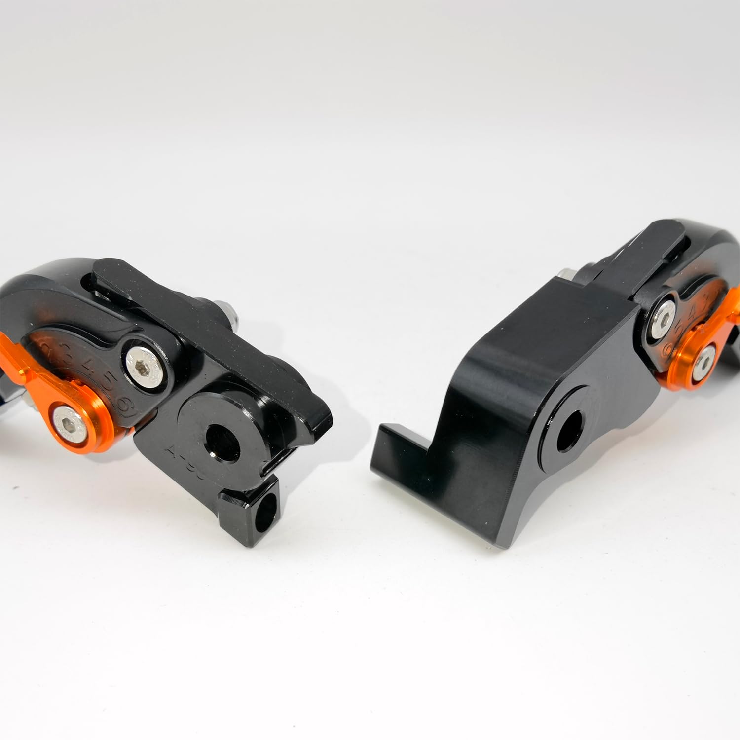 Compatibile con KTM Super Adventure 1290 S/T/R 2015-2020 | 1190 Adventure/R 2013-2016 Leva Frizione Freno Alluminio CNC Allungabili Regolabile Leve Accessori (Nero Arancione Arancio)