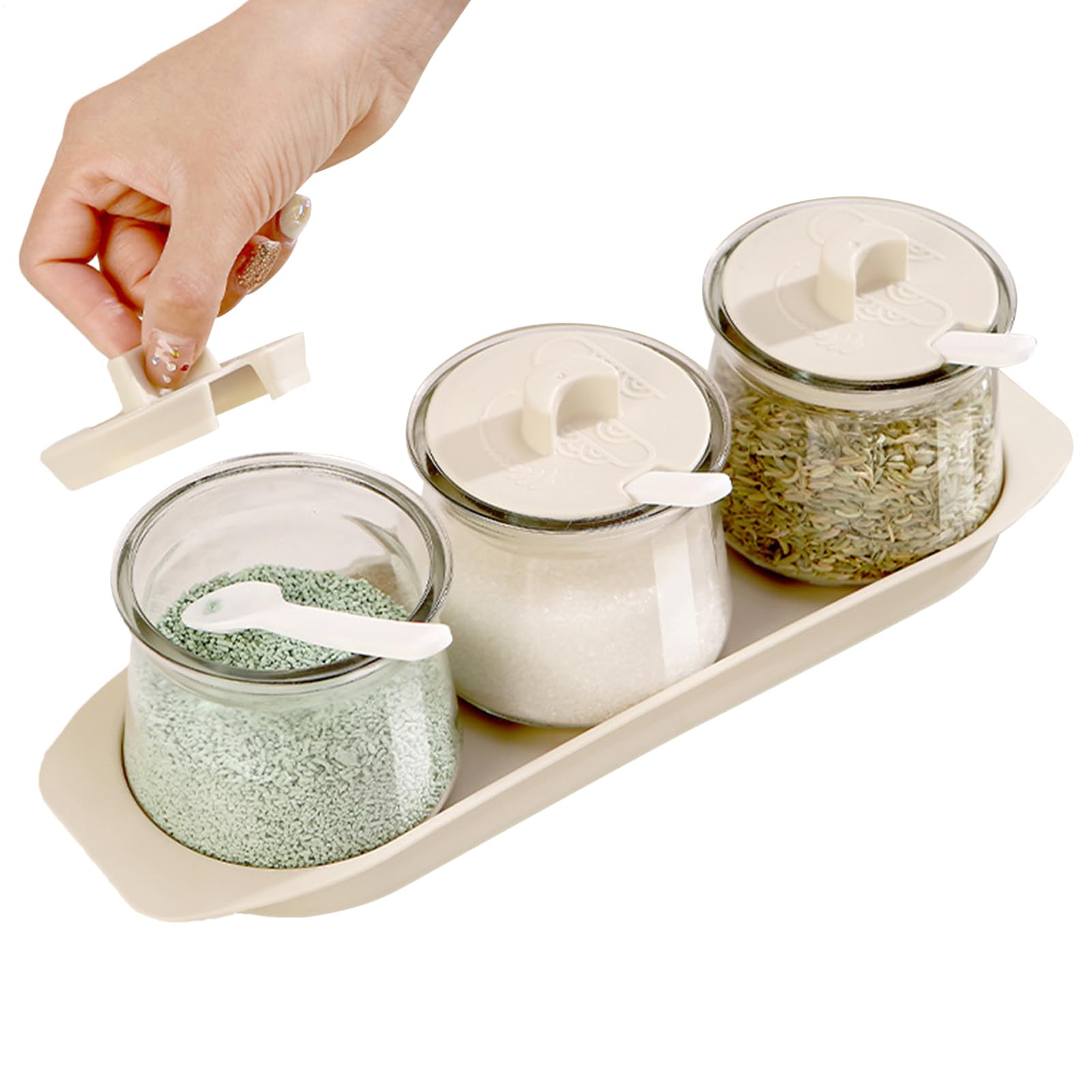 Récipients à épices en verre pour simplifier votre pâtisserie quotidienne