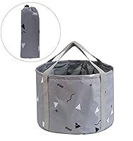 Vista 10 de Tina Plegable de 24L para Remojar Pies para Pies Grandes, Tina de Spa de Pies Portátil Plegable, Cubo Plegable de Agua para Viajes y Campamento, Rosa