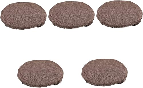 Vista 26 de DECHOUS Cojín de asiento para exteriores, cojines de silla redondos, silla plegable portátil, portátil, taburete de camping, cómodo taburete de Negro