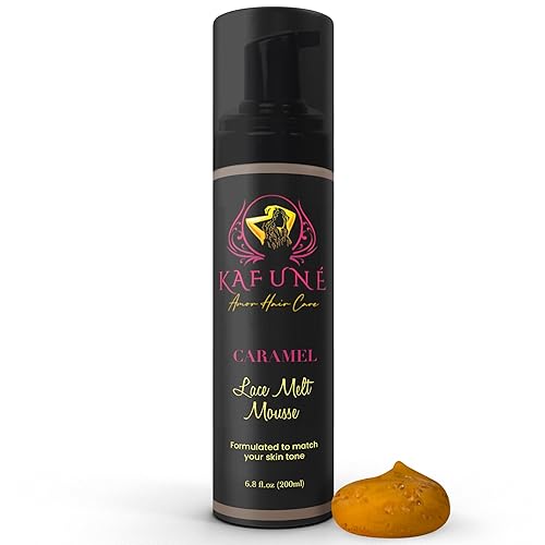 Kafune Tint Melting Mousse Corrector para pelucas de encaje, pelucas de cabello, tupis y piezas de cabello Control de bordes de acabado natural