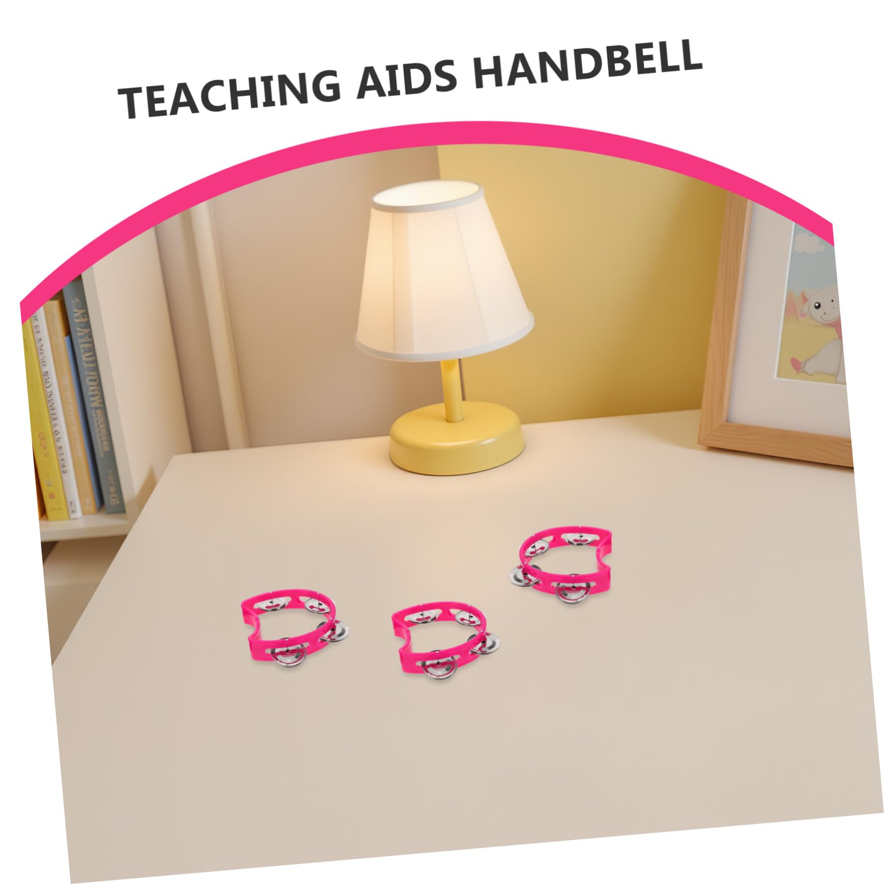 Kunststoff Handglocken als Schüttelinstrument für Kinder