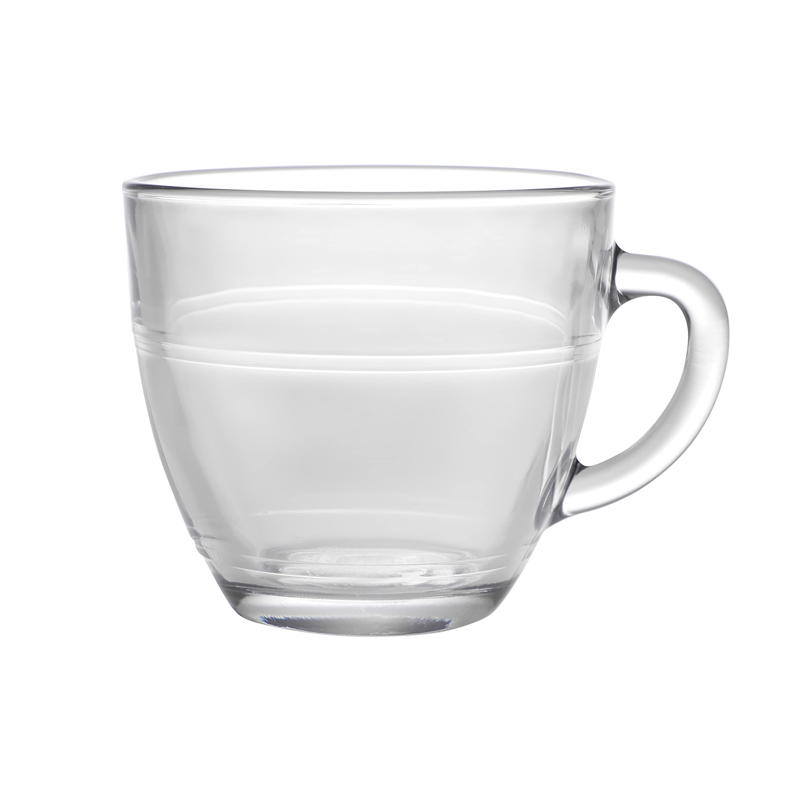 Duralex Gignogne 12 Pieces Set 220 ML - 6 Cups & 6 Saucers (9007AS/12), Transparent, Medium 2