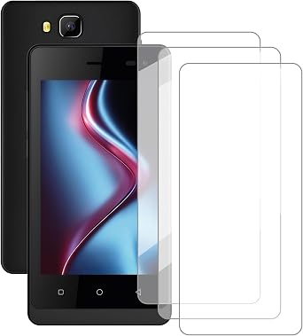 Screen Protector Compatible with Logicom Wave(4 Inch) [3 Pack] Glass Screen Protector Suitable for Logicom Wave, Tempered Glass Protective Film