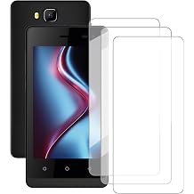 Screen Protector Compatible with Logicom Wave4 Inch [3 Pack] Glass Screen Protector Suitable for Logicom Wave, Tempered Glass Protective Film