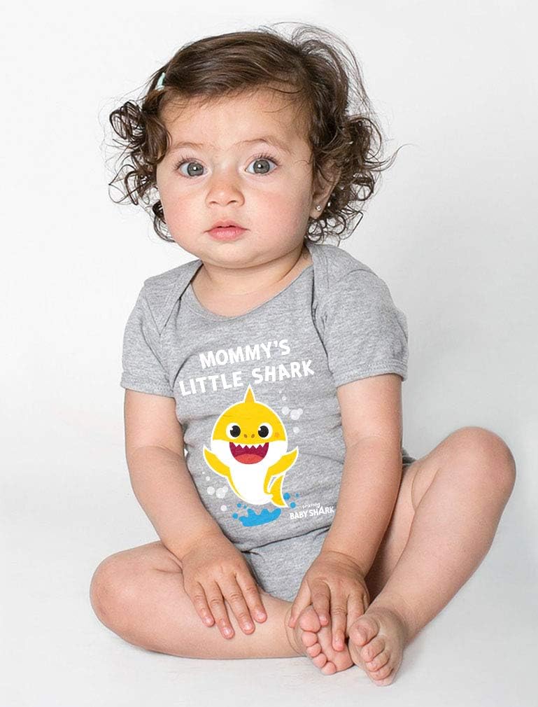 Tstars 1st Mothers Day Baby Shark Doo Doo Doo Outfit Mom Gifts Baby Boy Girl Bodysuit Mommy's Lil Shark