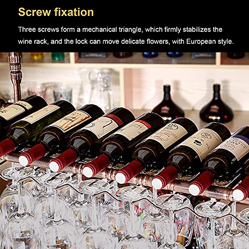 Soporte colgante regulable para botellas de vino miniatura 4