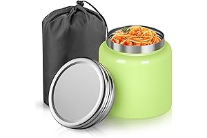 Thermos Bowl for Kids, Insulated Stainless Steel Bento Lunch Box for Warm...