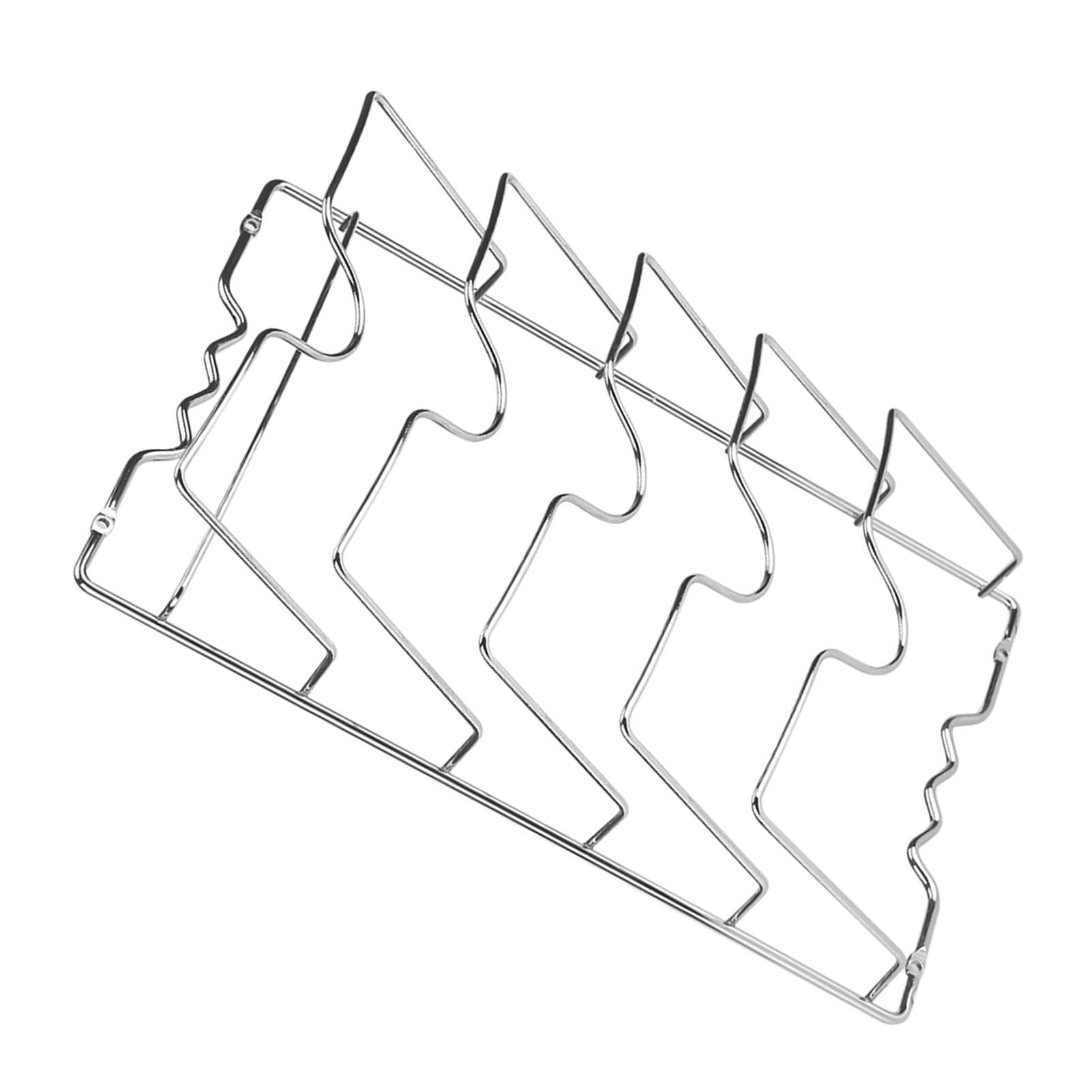 Porte-Couvercles Mural 5 Places - Support Couvercle Casserole - Rangement Couvercle Placard ou Mural 40,7 x 25,7 x 7,5 cm