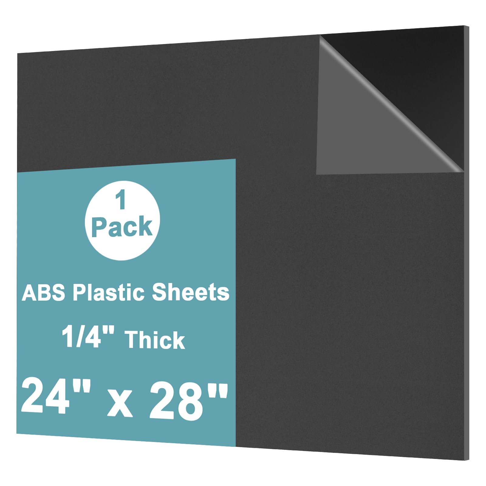 White ABS Plastic Sheet - Durable & Moldable -11