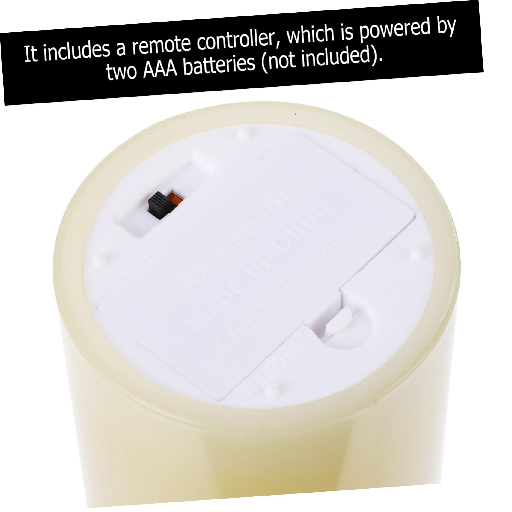 Lampade a LED a Candela Tremolante senza Fiamma e Fumo, Candele Elettriche a Batteria con Telecomando, Set da 3 per Decorazioni D’atmosfera in Casa, Ristorante e Bar