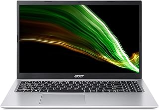 Acer Aspire 1 Slim Laptop 15.6in FHD Screen 4GB ddr4 ram 128GB eMMC Celeron N4500 Win10 S Mode 1 yr Manufacture Warranty,Silver,A115-32