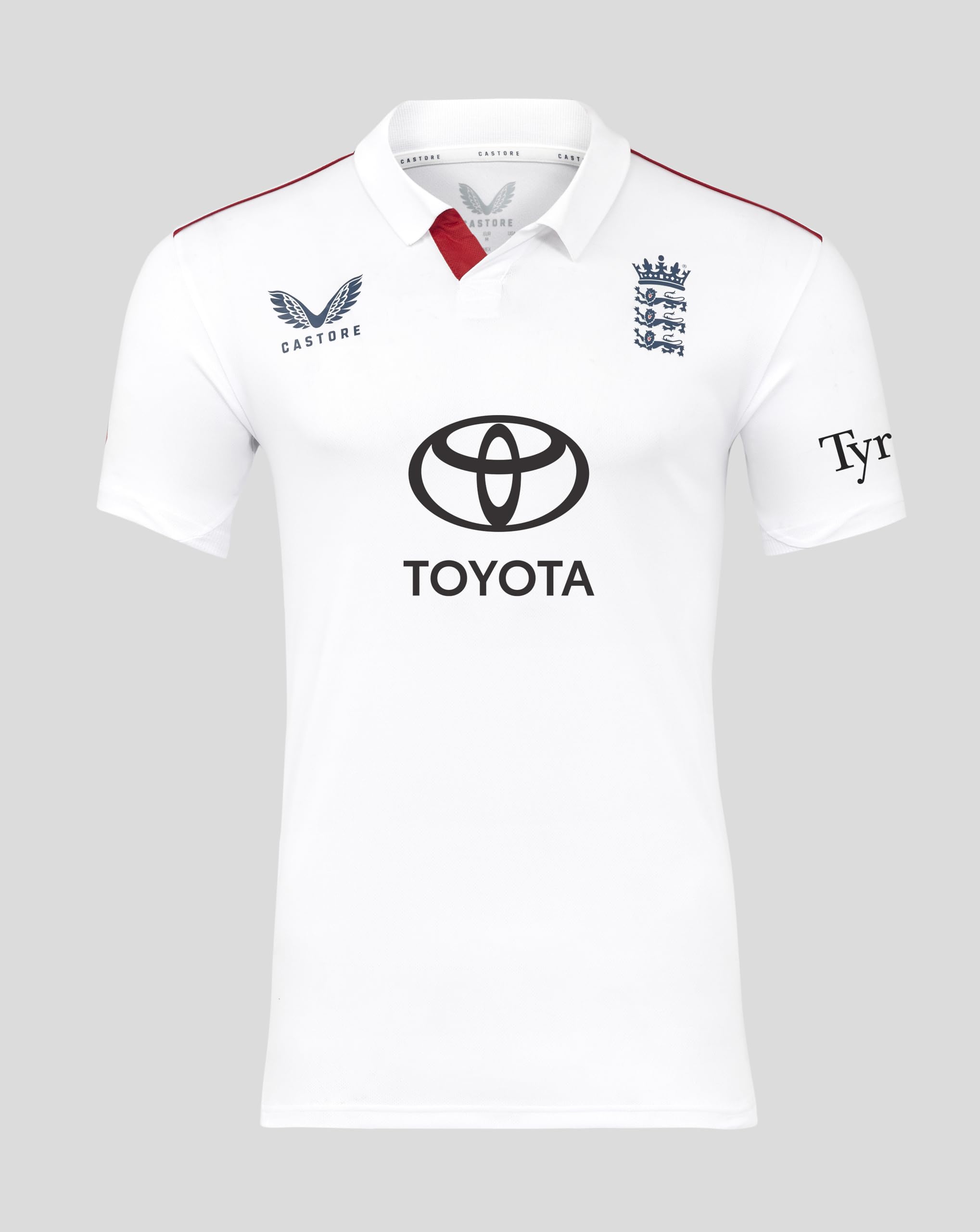 England  Men's  26/27  Cricket Test Shirt, Football by Castore in Size 2XL, Sports Direct
