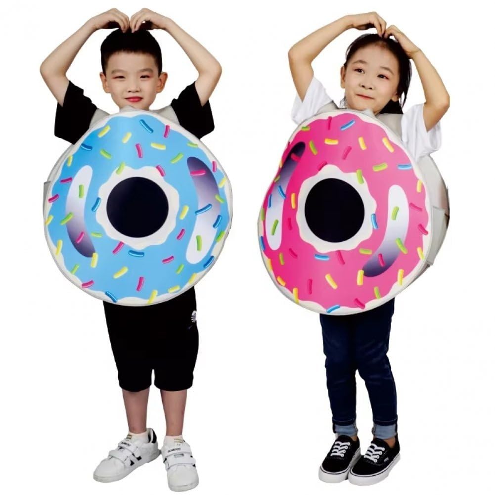 Kostium cosplay dla dorosłych, pączek, Halloween, para postaci z kreskówek, kostium zabawny, rodzinny, karnawał, imprezę, występ