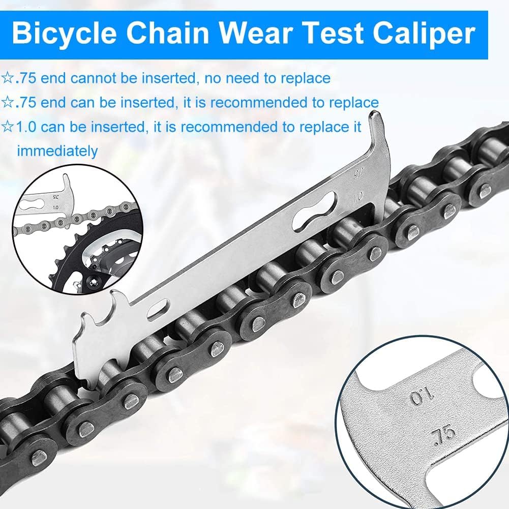 Pinza Per Catena Bici - Con Indicatore Usura, Smaglia Catena Per MTB E City Bike