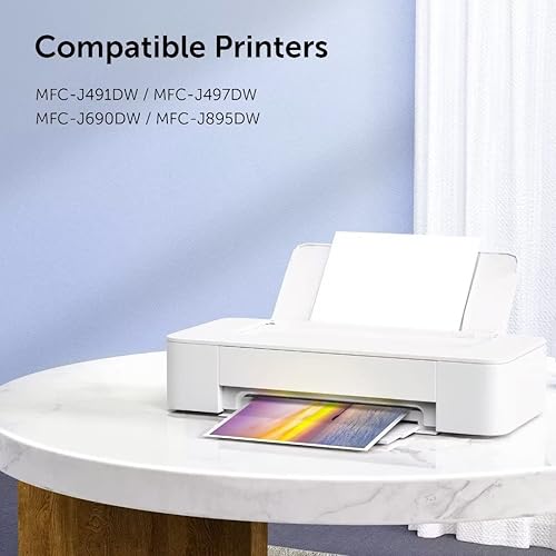 Miniatura 2 de LC3013 LC3011 - Cartuchos de tinta compatibles con impresora Brother LC3013XL LC3011 de alto rendimiento con impresora Brother MFC-J497DW MFC-J491DW