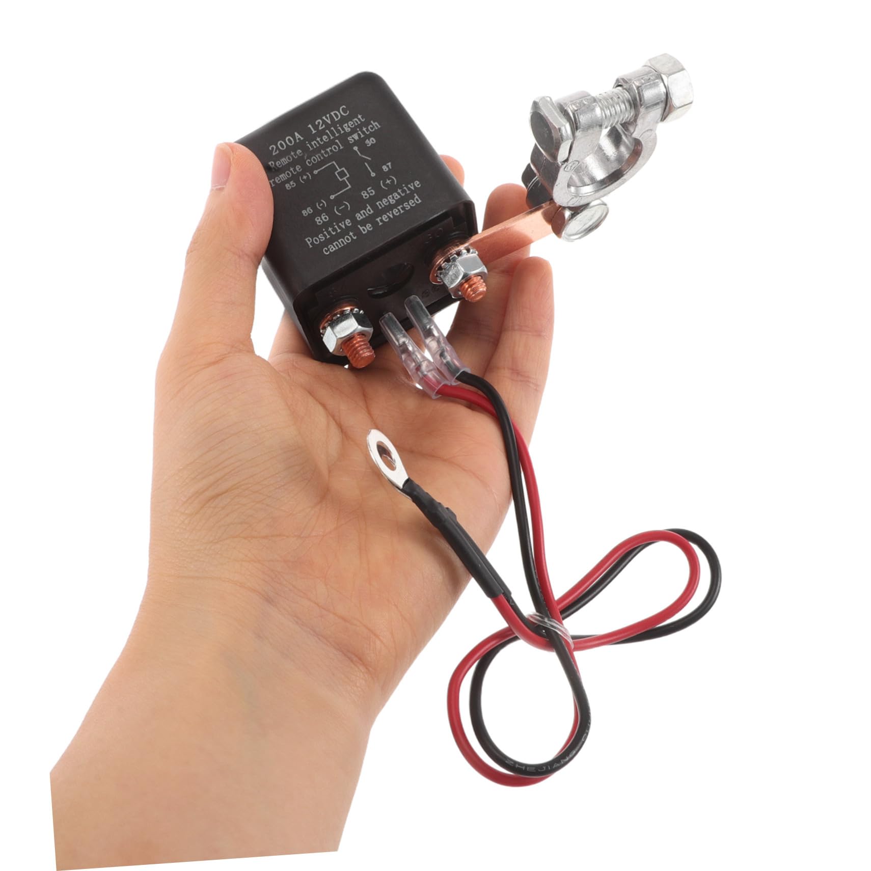 HEMOTON Interruttore di Protezione 12v200a per Batteria Auto Telecomando e Protezione Sovraccarico per Veicoli Rv e Automobili