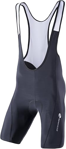 sponeed Pantalones cortos de ciclismo para hombre, pantalones cortos acolchados transpirables con protección UPF 50+