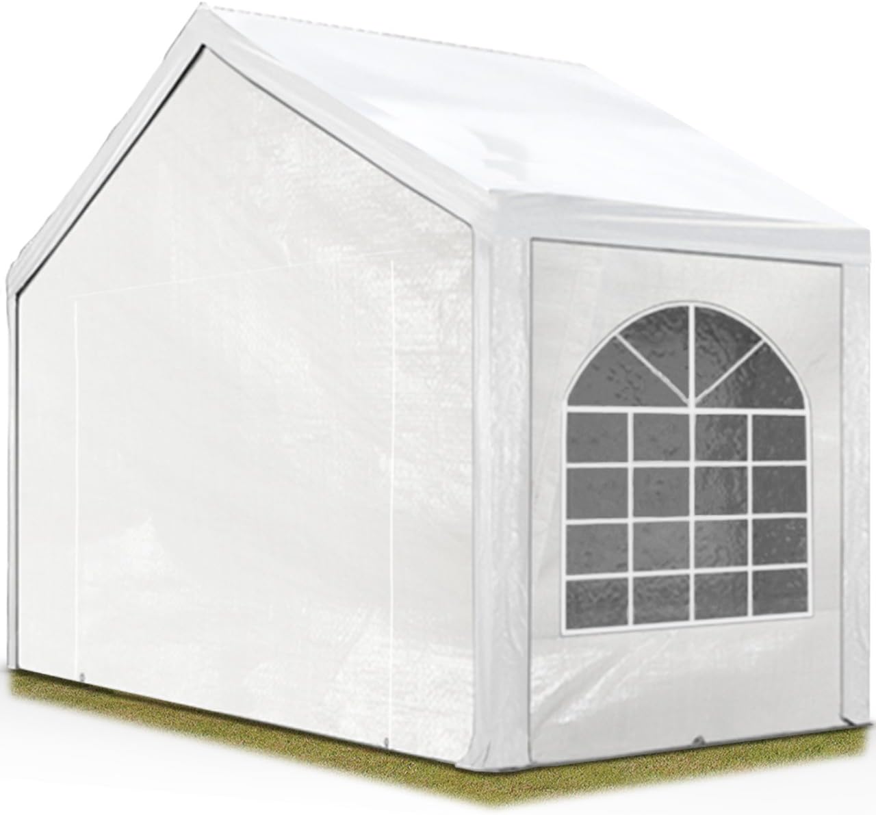 3x2 m Excellent Marquee with strong approx. 240g/m² PE tarpaulin, Party Tent with fully galvanised & bolted steelframe white