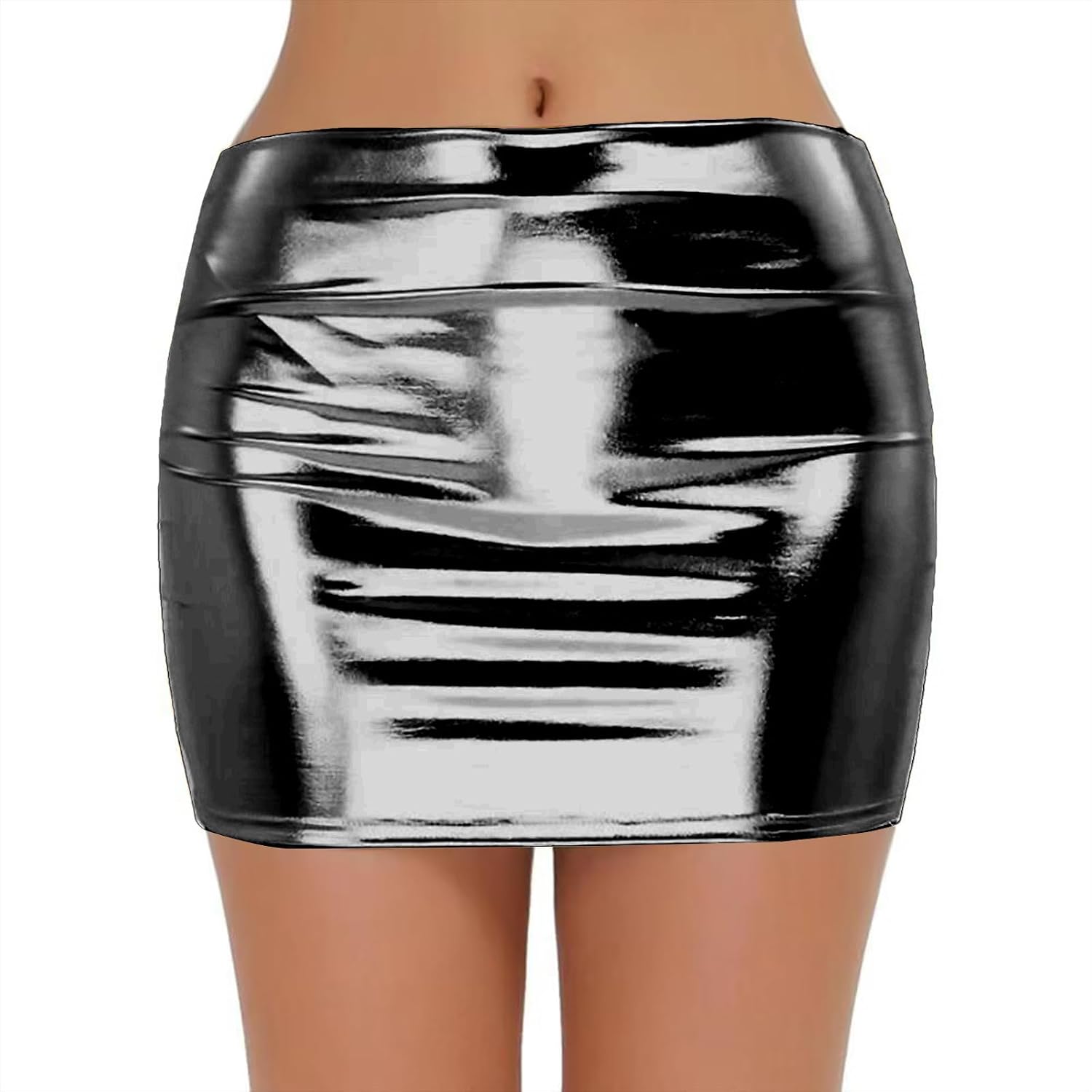 Bodycon for Women Mini Petite Sequin Sparkly High Cut Pencil Glitter Basic Skorts Women 2026 Trendy Y2K