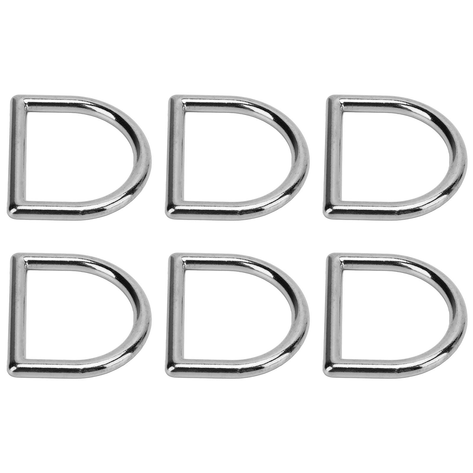 Jeanoko 120 szt. D-ringi Metalowe Klamry DIY do Torebek z Breloczkiem Paski Złoto Srebro Stop Cynku